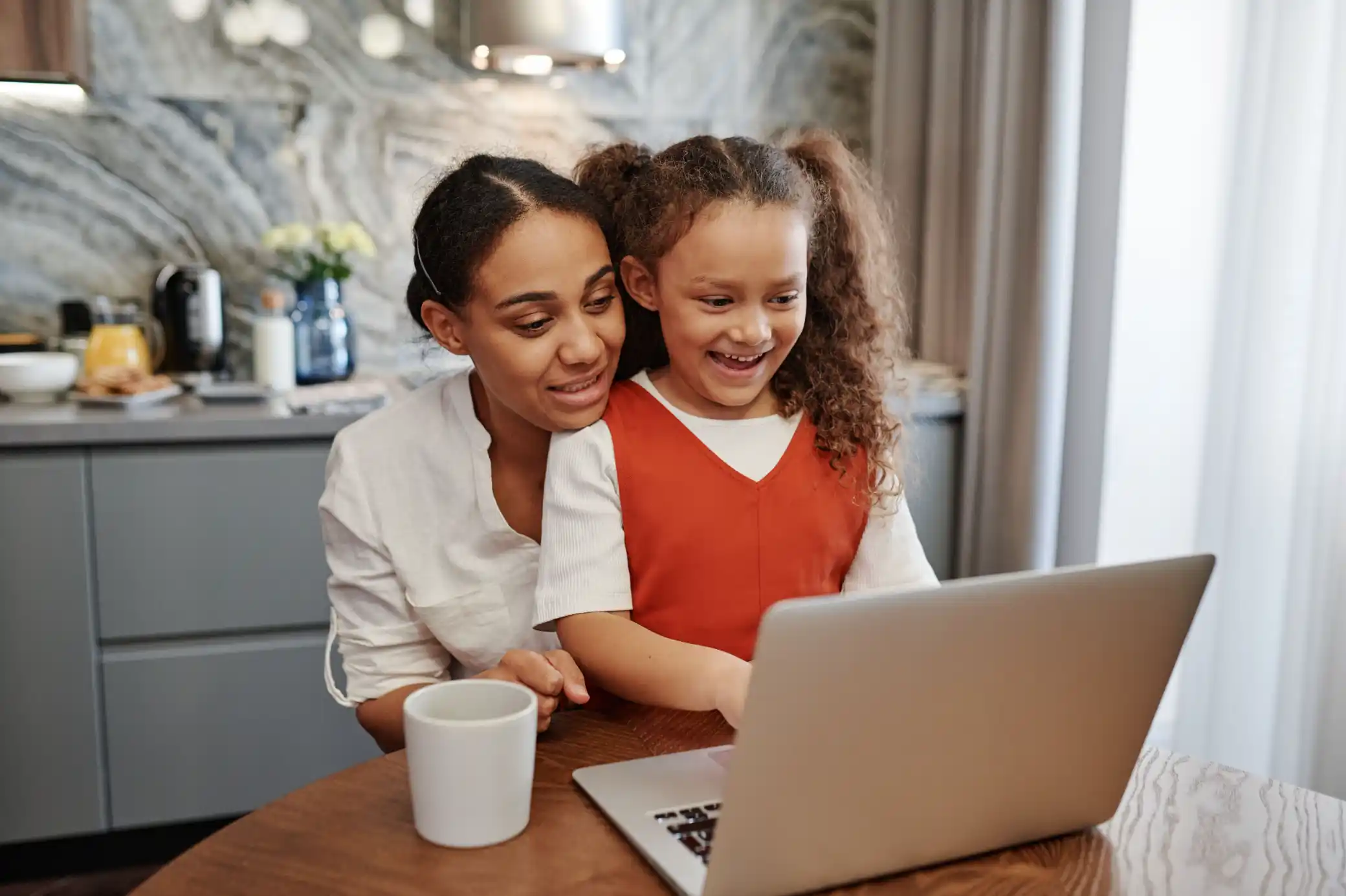Parent and child learning together